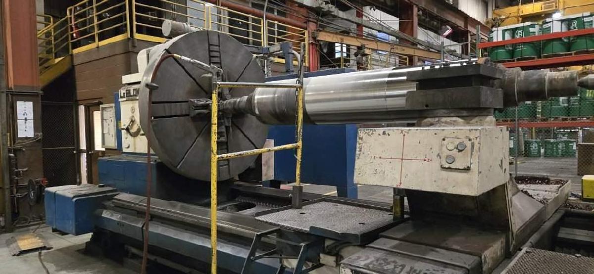 Used LeBlond Heavy Duty CNC Lathe, 84" X 288", 60" SOC, 100 HP, Fanuc 18