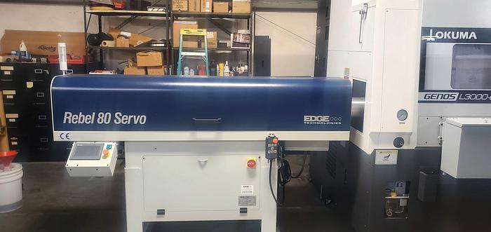 Used Okuma Genos L3000MYW-E, Rebel 80 Servo Bar Feed, 8" 3 Jaw Chuck, Live Tooling with Sub Spindle, OSP Genos L3000 MYW-E