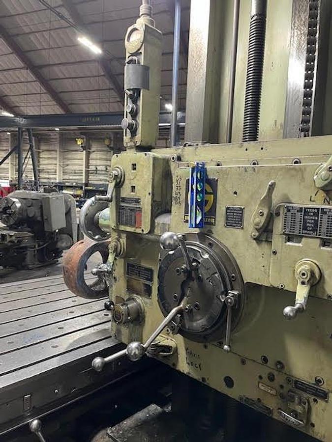 Used Giddings & Lewis Table Type Boring Mill, model 350T, 60" X 72" Table, X Travel 60", Y Travel 72" Z Travel 36", 50 Taper 1000 RPM