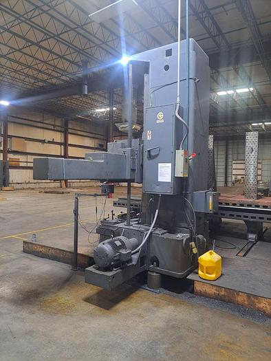 Used 5 " Giddings & Lewis Table Type Boring Mill, Model 70A-D5-T, Table 48" X 96", X Travel 84", Y Travel 72", Quill Travel 36", 20 HP, 975 RPM