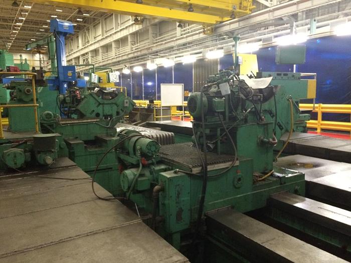 Used Waldrich Siegen Turbine Lathe, Swing 250", Distance between centers 516" Swing Over Cross Slide 119" 125 HP, Pendant Control