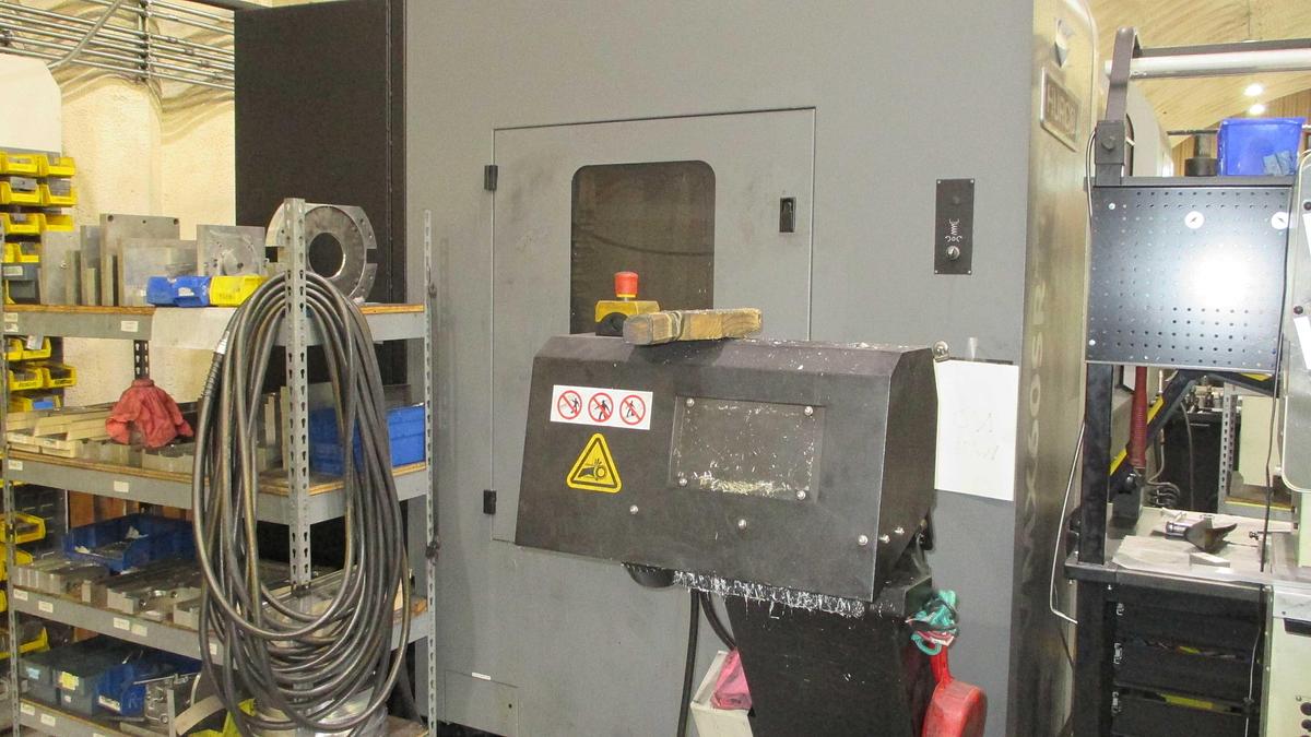 Used Hurco Vertical Machining Center, VMX60SRTi, 5-Axis Swivel Head & Rotary Table, 60" X 26" X 24", B C Axis, 5 Axis Spindle, Hurco CNC