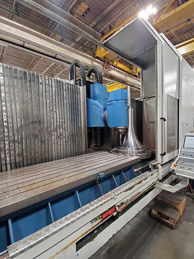 Used Ibarmia Model ZVH58L4000 CNC Traveling Column 5X Vertical Machining Center with Heidenhain iTNC530 s/n 7623 (Installed new in 2009)