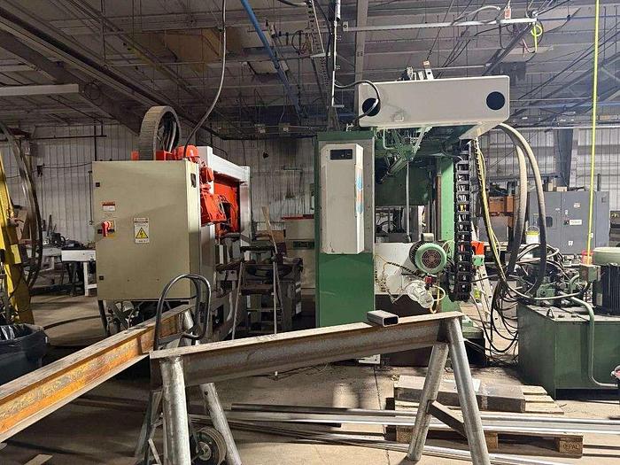 Used 1999 Peddinghaus CNC Drill Line, Model BDL 1250/3, ID17678