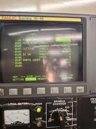 Used Okuma Howa Vertical Machining Center, Millac 65V, Table 29" X 94", X Travel 79", Y Travel 29", Z Travel 22", 6500 RPM, 15 HP, Fanuc 15 M CNC