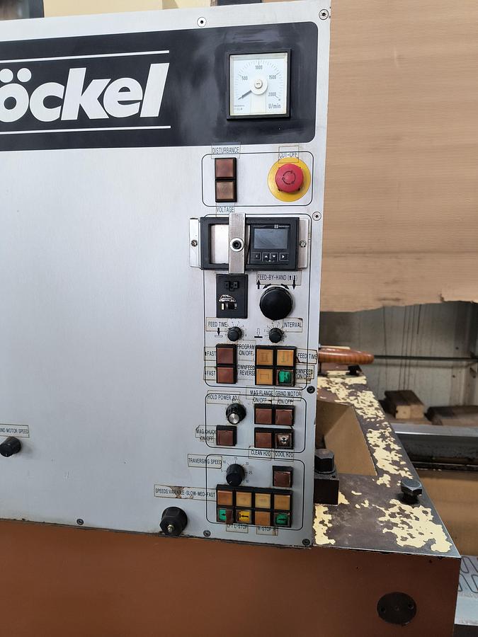 Used Gockel Knife Grinder, Model GB 65 EL, Grinding Wheel 30 HP, Grinding length 100"