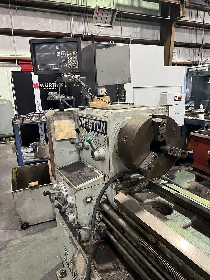 Used Kingston Engine Lathe, HL 2000, 16"X 80", 11.5" SOCS, 1981