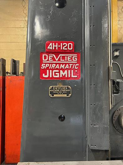 Used 4" DeVlieg Horizontal Jig Mill, Model 4H-120, X Travel