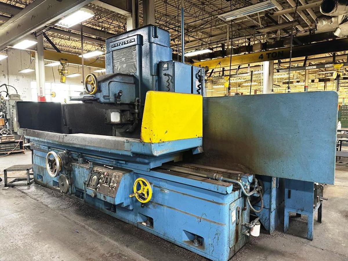 Used Mattison Horizontal Surface Grinder, 24" X 36" Chuck, 1969
