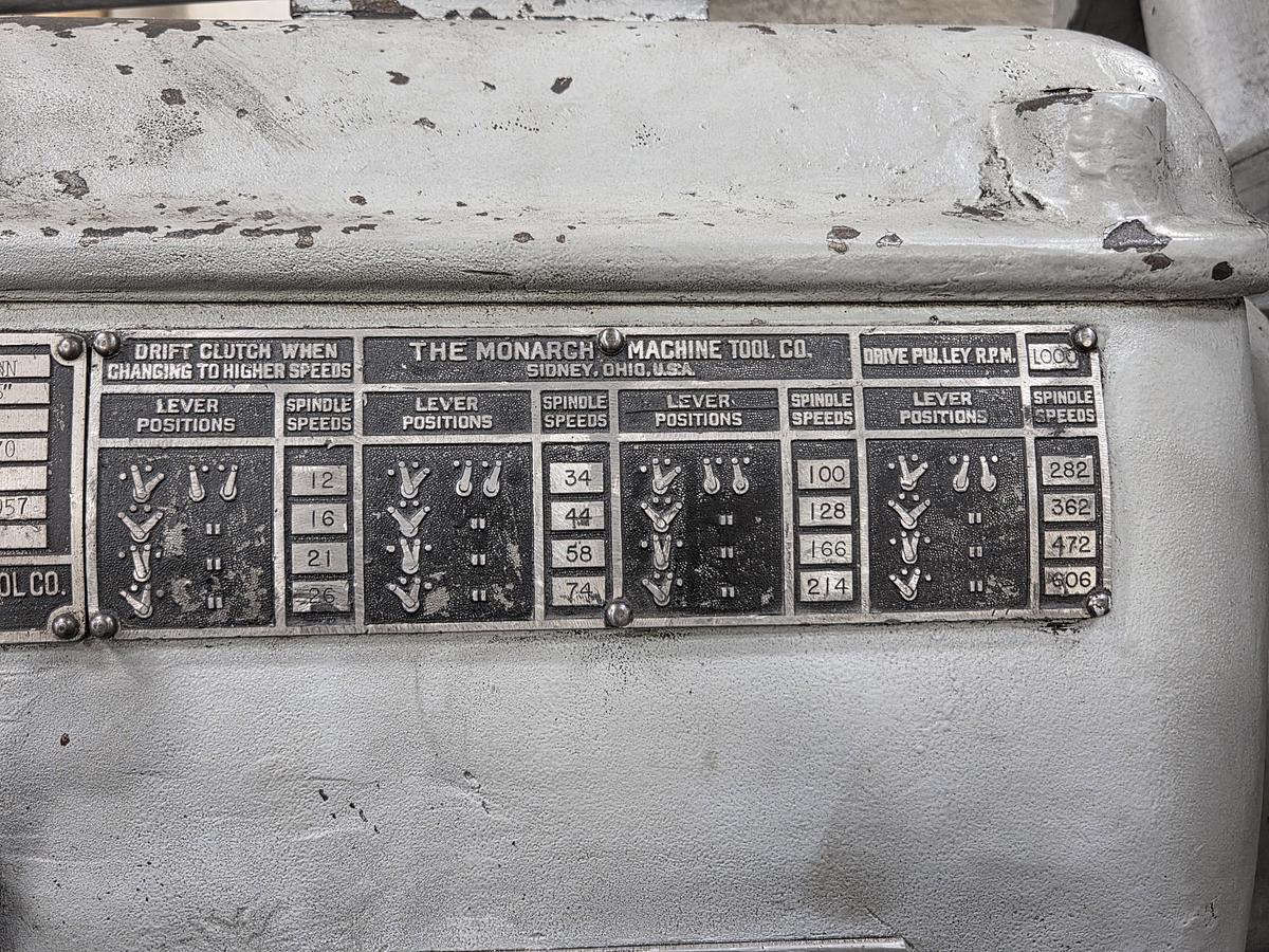 Used Monarch Heavy Duty Engine Lathe, Model 32NN, Swing 41", 108" Between Centers, 40 HP, 