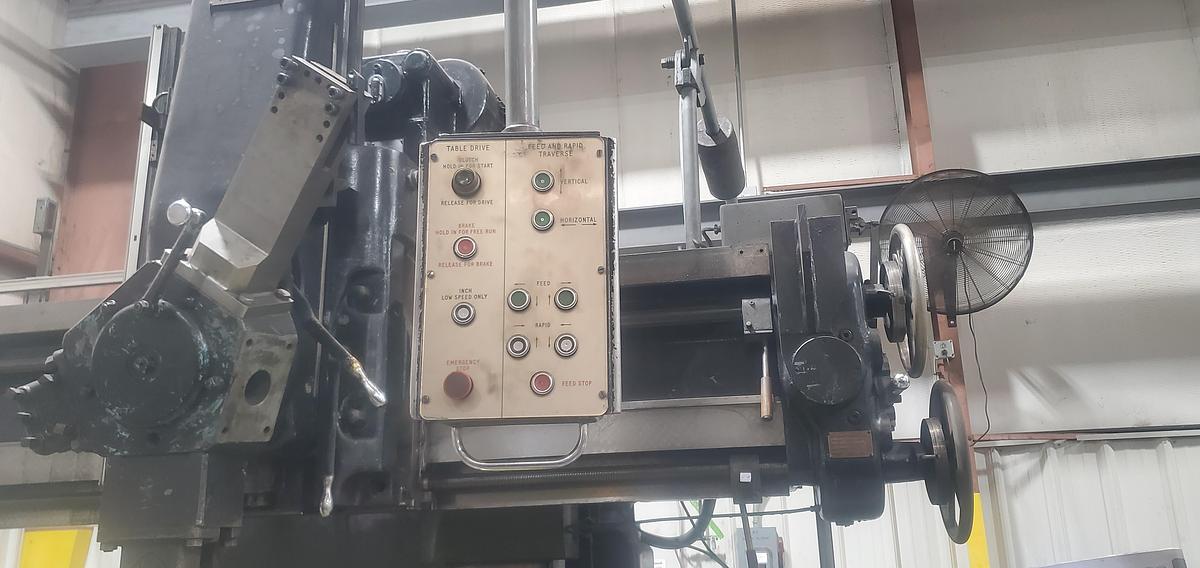 Used Webster Bennett Vertical Turret Lathe, Model 72, Table 72", Swing 85", 52" Under rail, 40 HP, Pendant Control, DRO      , 125 RPM