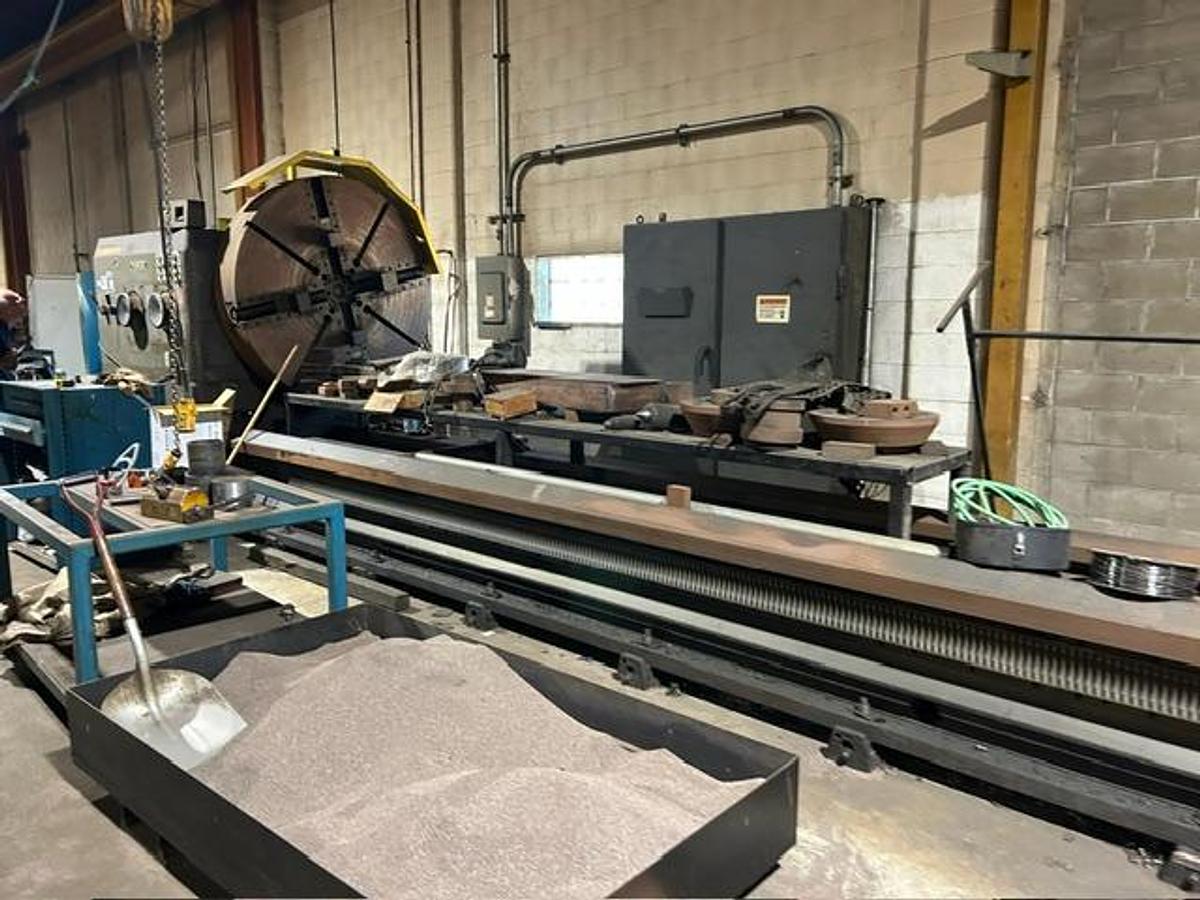 Used Poreba Heavy Duty Engine Lathe, Model TCG-200/12, 79.5" Swing X 474" Between Centers, 66.1" SOCS1996