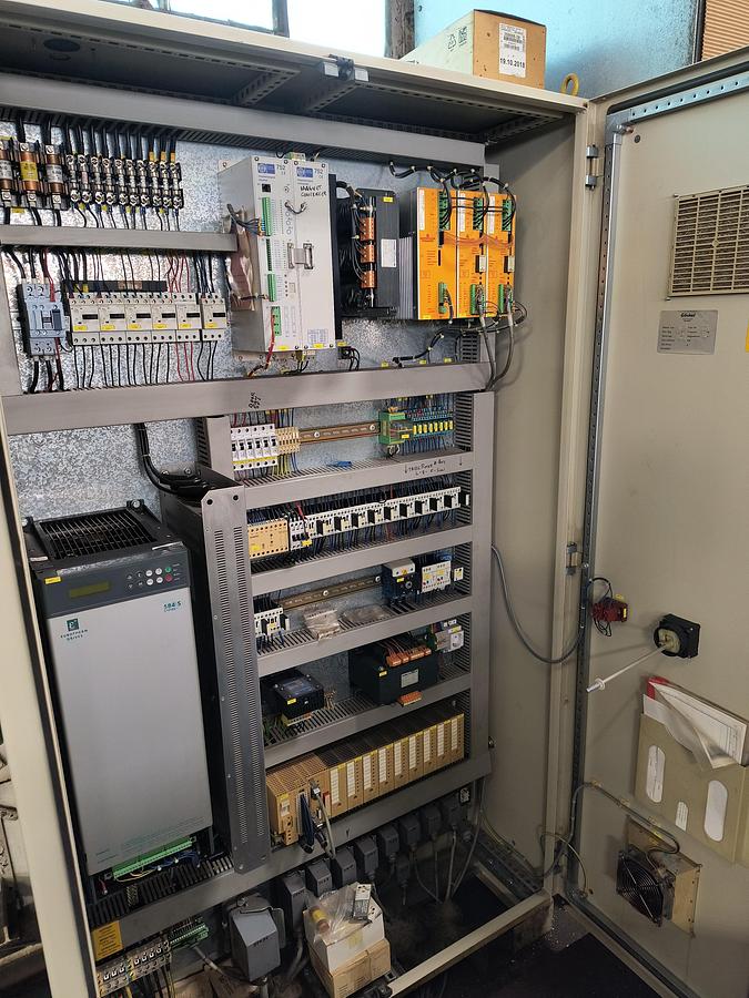 Used Gockel Knife Grinder, Model GB 65 EL, Grinding Wheel 30 HP, Grinding length 100"