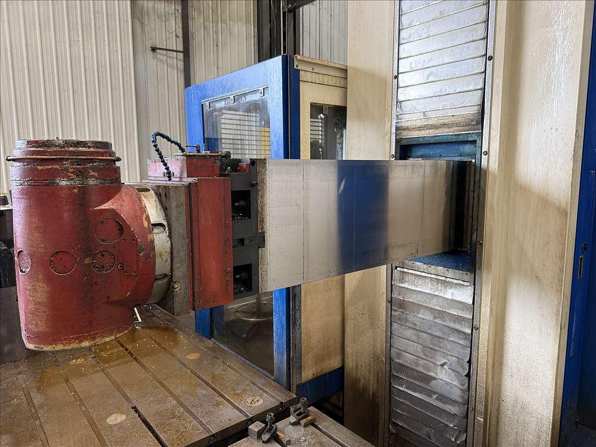 Used Colgar Ram Style Horizontal CNC Floor Boring Mill, 6.3" Spindle, X-433", Y-196", 236" 236", 3000 RPM, 100 HP, 2014, Heidenhain, TNC 530i