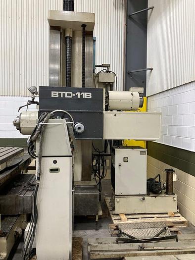 Used 4.33" Toshiba Horizontal Boring Mill, Model BTD 11B, 55" X 63" R/T, 78" X Travel, 60" Y Travel, Cat 50 Taper