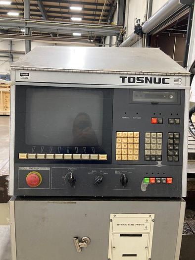Used 4.33" Toshiba Horizontal Boring Mill, Model BTD 11B, 55" X 63" R/T, 78" X Travel, 60" Y Travel, Cat 50 Taper