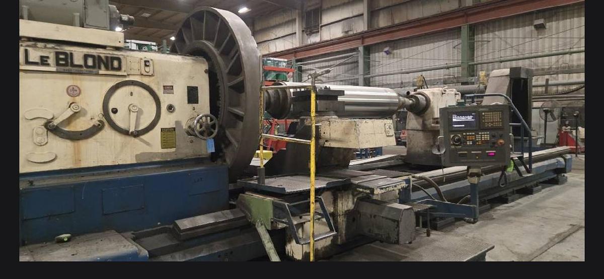 Used LeBlond Heavy Duty CNC Lathe, 84" X 288", 60" SOC, 100 HP, Fanuc 18