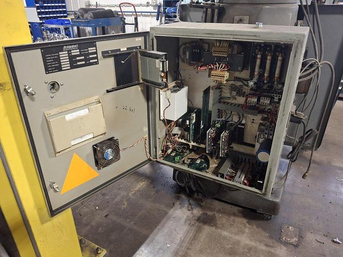 Used Bridgeport CNC milling machine, Model Series II, Table 11" X 54", X-Travel 33.5", 2 HP Variable speed head, 3500 RPM, TRAK series control