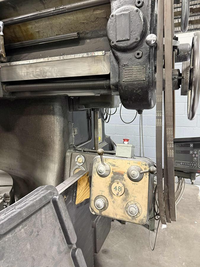 Used Webster Bennet Vertical Turret Lathe, 48" Chuck, 56" Swing, 5 Position Turret