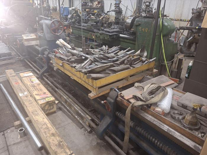 Used American Engine lathe, 40" Swing, 22" Swing over Cross Slide, 300" Between Center, 40 HP, 750 RPM
