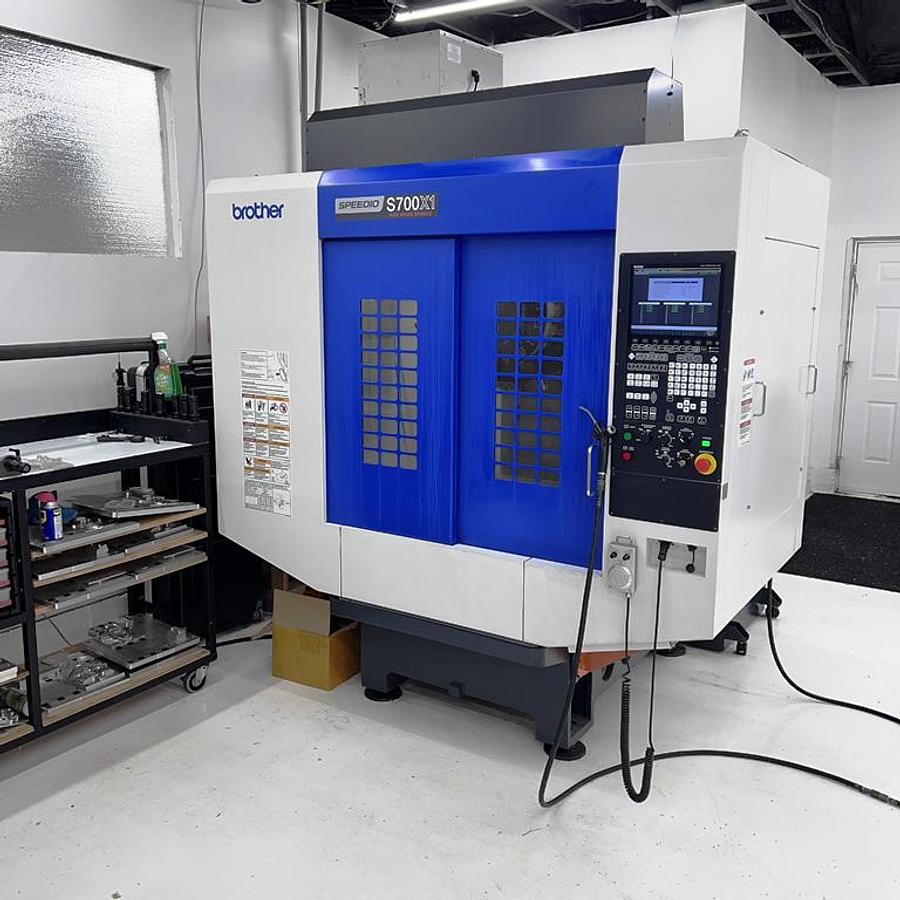 Used Brother Vertical Machining Center, Speedio S700X1, X-27.6", Y-15.7", Z-11.8" ,27,500 RPM, Brother COO CNC