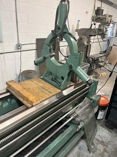 Used 2022 Kingston Engine Lathe, Heavy Duty 34, 34" Swing, 26" SOCS, 120" Between Centers, Taper, Inch/Metric Threading, (2) Roller Rests