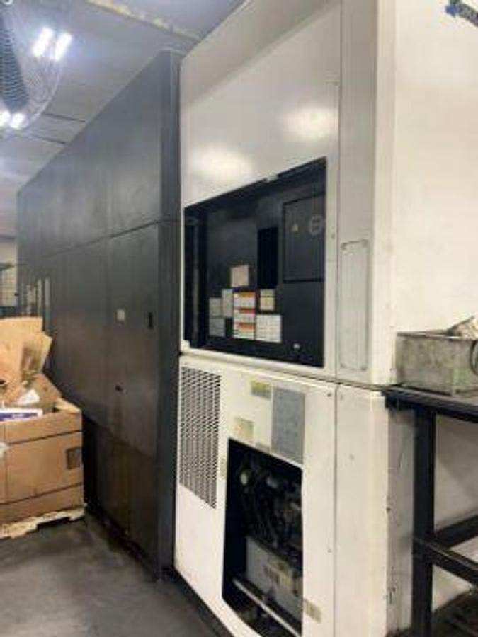 Used OKUMA MA-12500H CNC Horizontal Machining Center, X-118", Y-78", 49.5" X 49.5" Pallet, 360,000 degrees, OSP 300M CNC, 2014