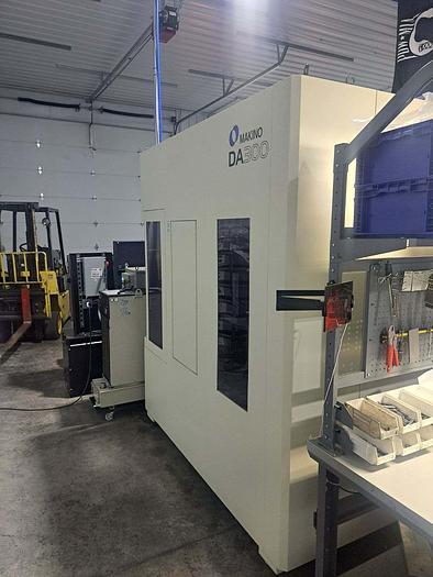 Used 2022 Makino 5 Axis HMC, Model DA 300. X Travel 17.8", Y Travel 24.5", Z Travel 19.6", 11.8' Diameter Table, Fanuc CNC