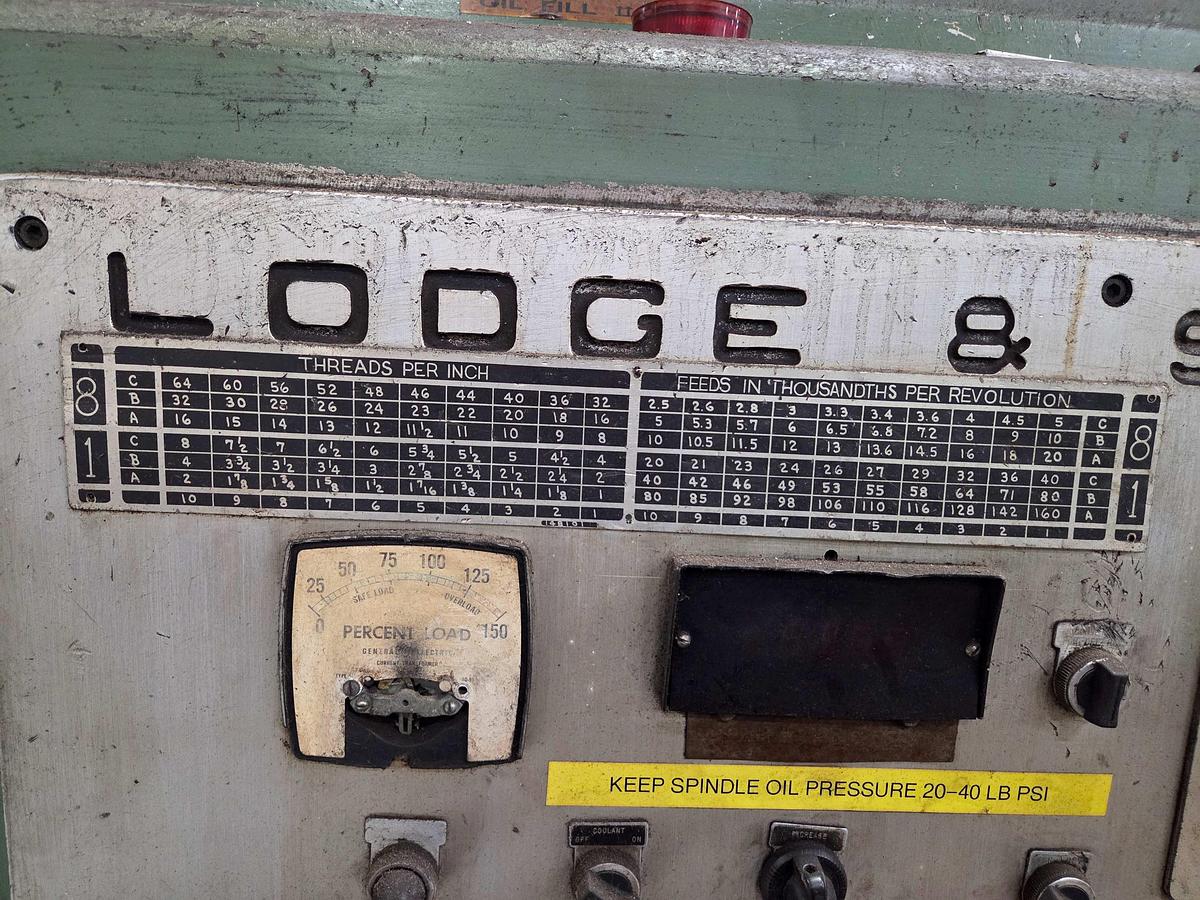 Used Lodge & Shipley Heavy Duty Engine Lathe, Model 2XE-3220, 36" Swing, 288" Between Centers, 40 HP, 600 RPM, 13.5 Spindle Bore.