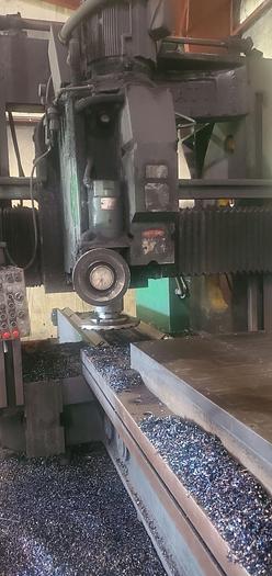 Used Cincinnati Planer Mill, Table Size 48" X 205" Table Travel 196" 30 HP Milling Head, 35-1800 RPM, Pendant Control