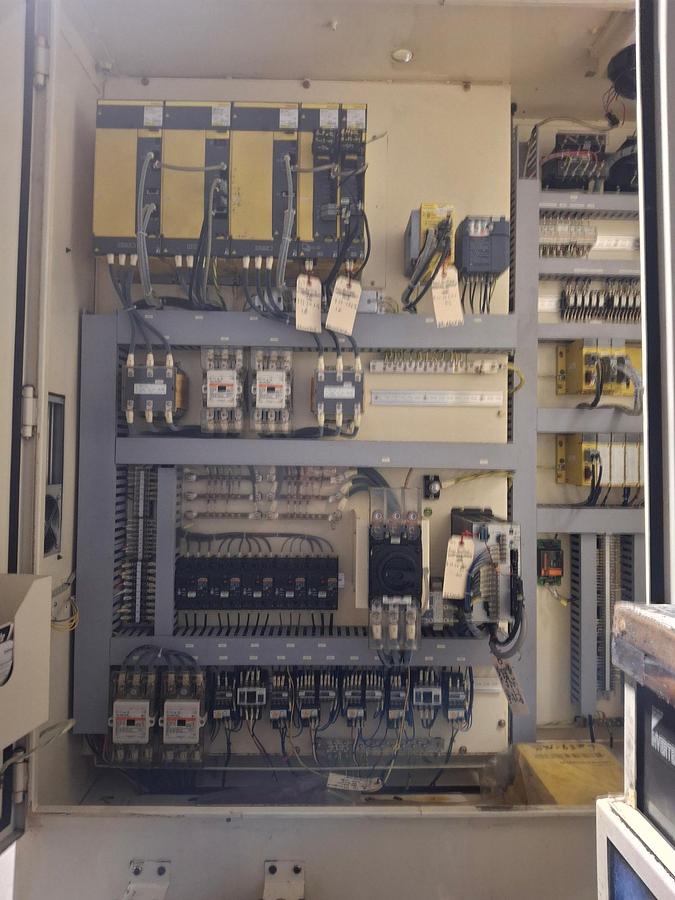 Used Nigata Model SPN 63, 24.5" X 24.5" Pallet, 39.4" X Travel, 34.5" Y Travel, 31.5" Z Travel, 30 HP, 12,000 PRM, Fanuc 16M