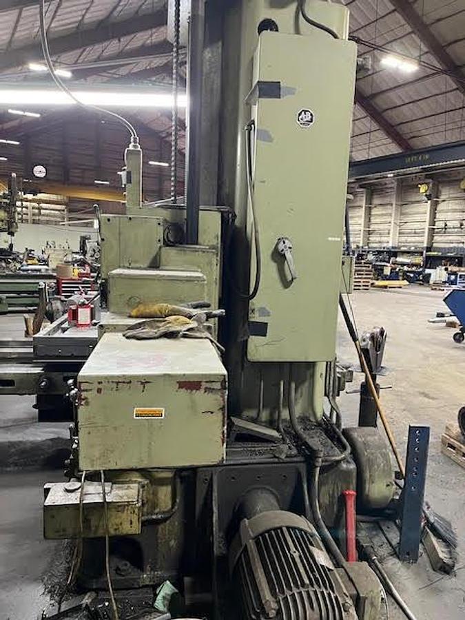 Used Giddings & Lewis Table Type Boring Mill, model 350T, 60" X 72" Table, X Travel 60", Y Travel 72" Z Travel 36", 50 Taper 1000 RPM