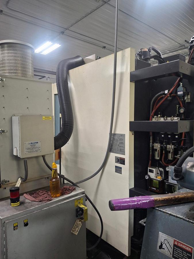 Used Nigata Model SPN 63, 24.5" X 24.5" Pallet, 39.4" X Travel, 34.5" Y Travel, 31.5" Z Travel, 30 HP, 12,000 PRM, Fanuc 16M