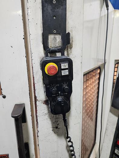 Used Toshiba CNC Vertical Boring Mill, TUE 200, Table 79", Swing 90.5", Height Under Rail 67.5", 200 RPM, Fanuc 31i CNC