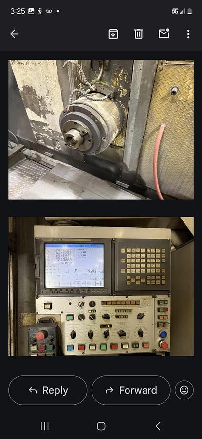 Used Nomura Table Type CNC boring mill, Model HBA 110-3-RT