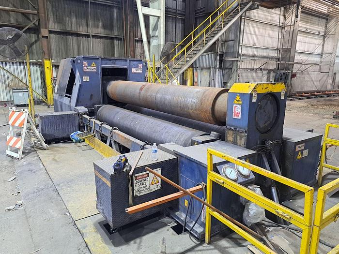 Used 2009 Faccin Plate Roll, Model 4072, Type HAV, 22" Rolls, 158" Roll Length