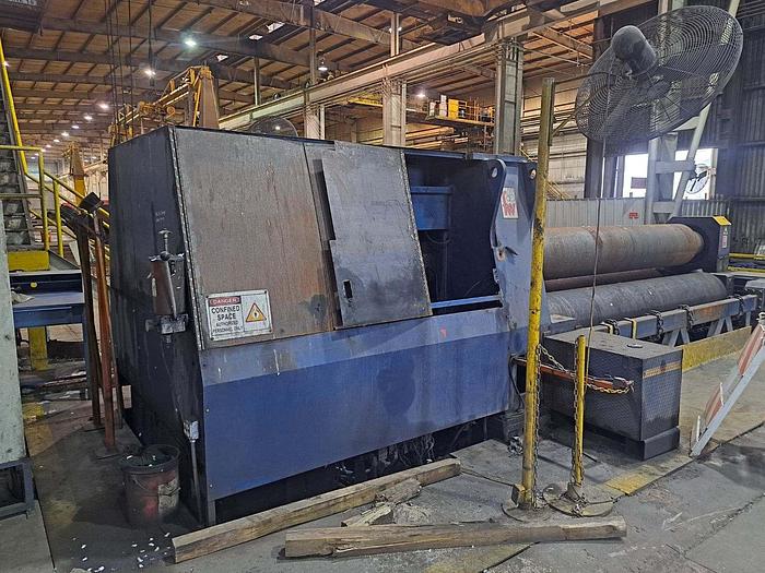 Used 2009 Faccin Plate Roll, Model 4072, Type HAV, 22" Rolls, 158" Roll Length