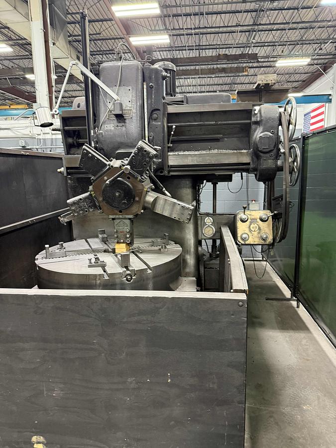 Used Webster Bennet Vertical Turret Lathe, 48" Chuck, 56" Swing, 5 Position Turret