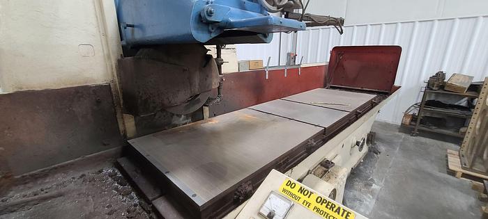 Used 36" X 120" Mattison Surface Grinder, 30HP,Equipped with 3 Demagnetize electro magnetic chucks