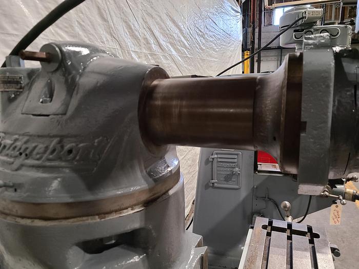 Used Bridgeport Milling Machine 2 HP Vari Speed Round Head DRO & X, Z Power Feed