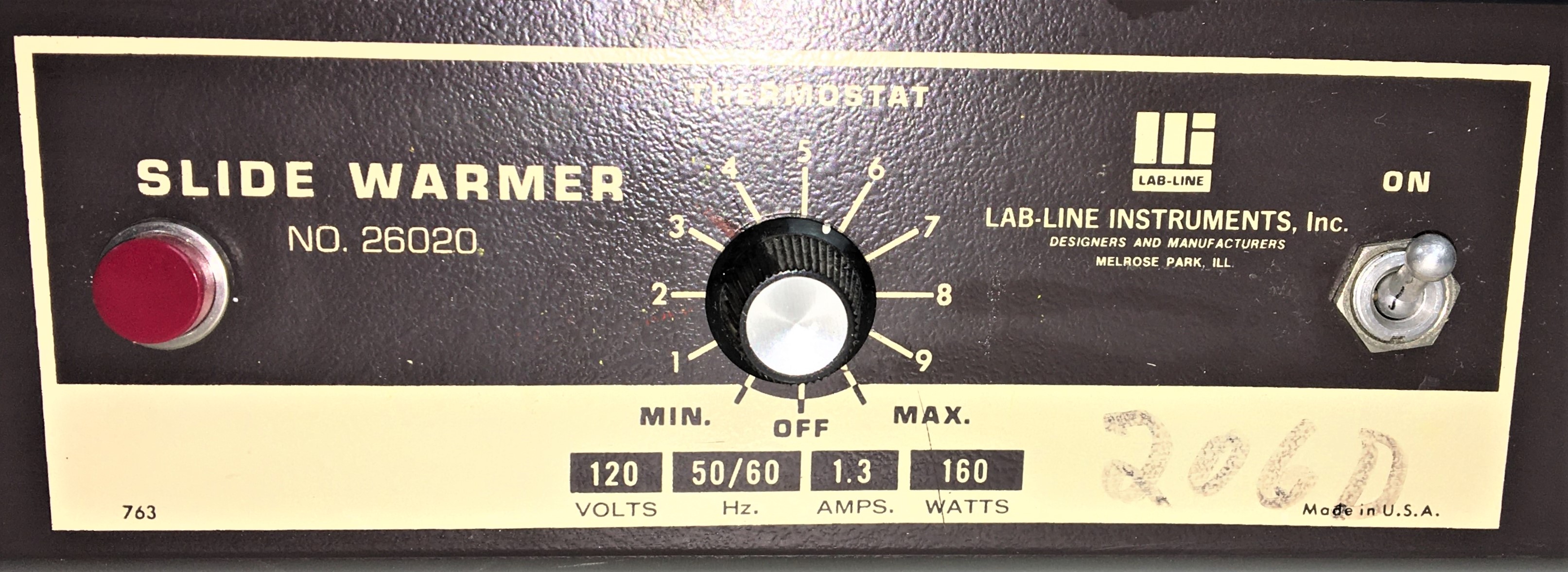 Used Lab-Line 26020 Slide Warmer