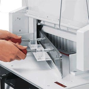 IDEAL 4815 EASY-CUT Electric Guillotine With Manual Spindle-Clamp