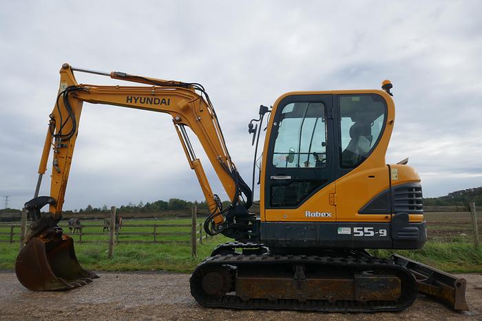 Used 2012 HYUNDAI ROBEX55-9