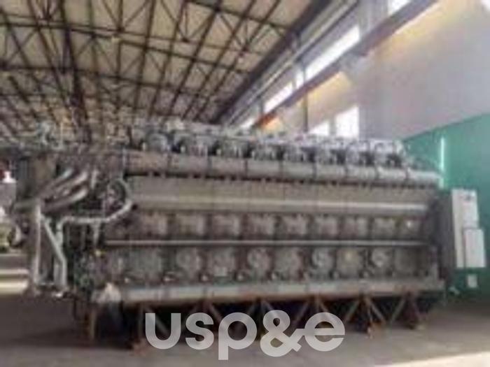 Used 9 MW 1994 Used MAN STX 18V32/40 HFO Generator Sets
