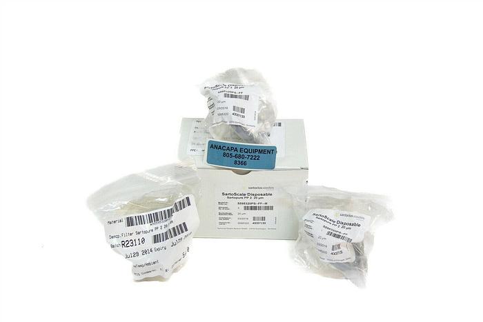 Used Sartorious Stedim Sartopure PP2 20um Filter Element Midicap LOT of 3 (8366)I