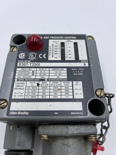 Used Allen-Bradley 836T-T350J Ser A