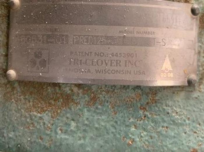 Used 10 Hp Tri-Clover 3" x 3" Positive Displacement Pump PRED 125