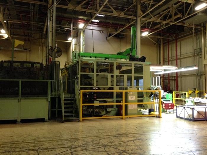 Used 2 - MITSUBISHI MODEL 4500MM3-740 4500 TON INJECTION MOLDERS 4500MM3-740