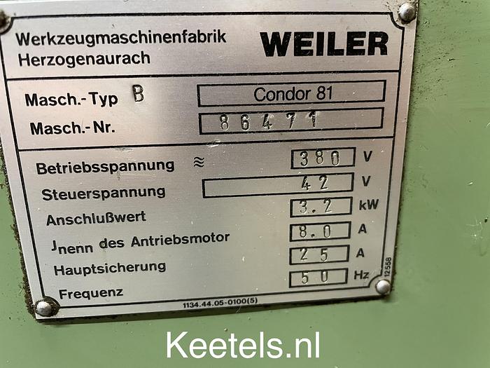 Used Weiler Condor 81 type B