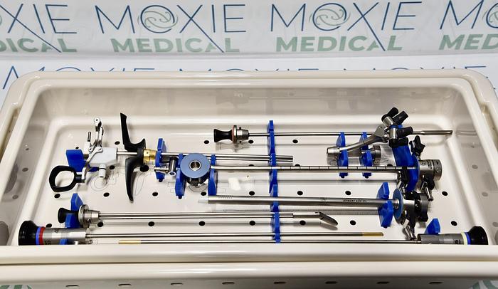 Used Olympus Cystoscopy Complete Set with A22002A, A22003A and Stainless Instruments